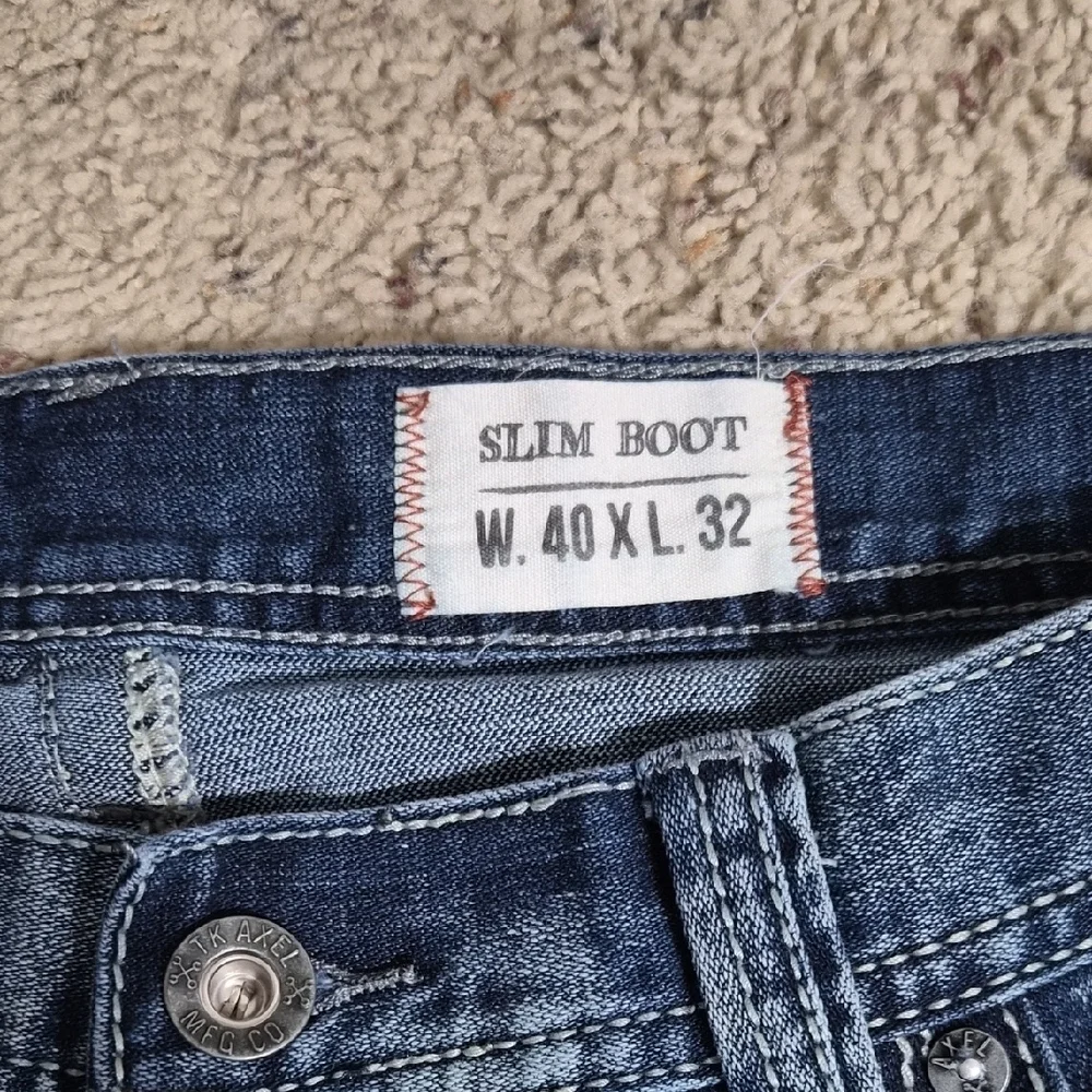 NWOT Men's Axel 40x32 Slim Bootcut Jeans